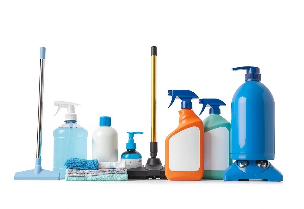 Modern cleaning equipment and eco-friendly products